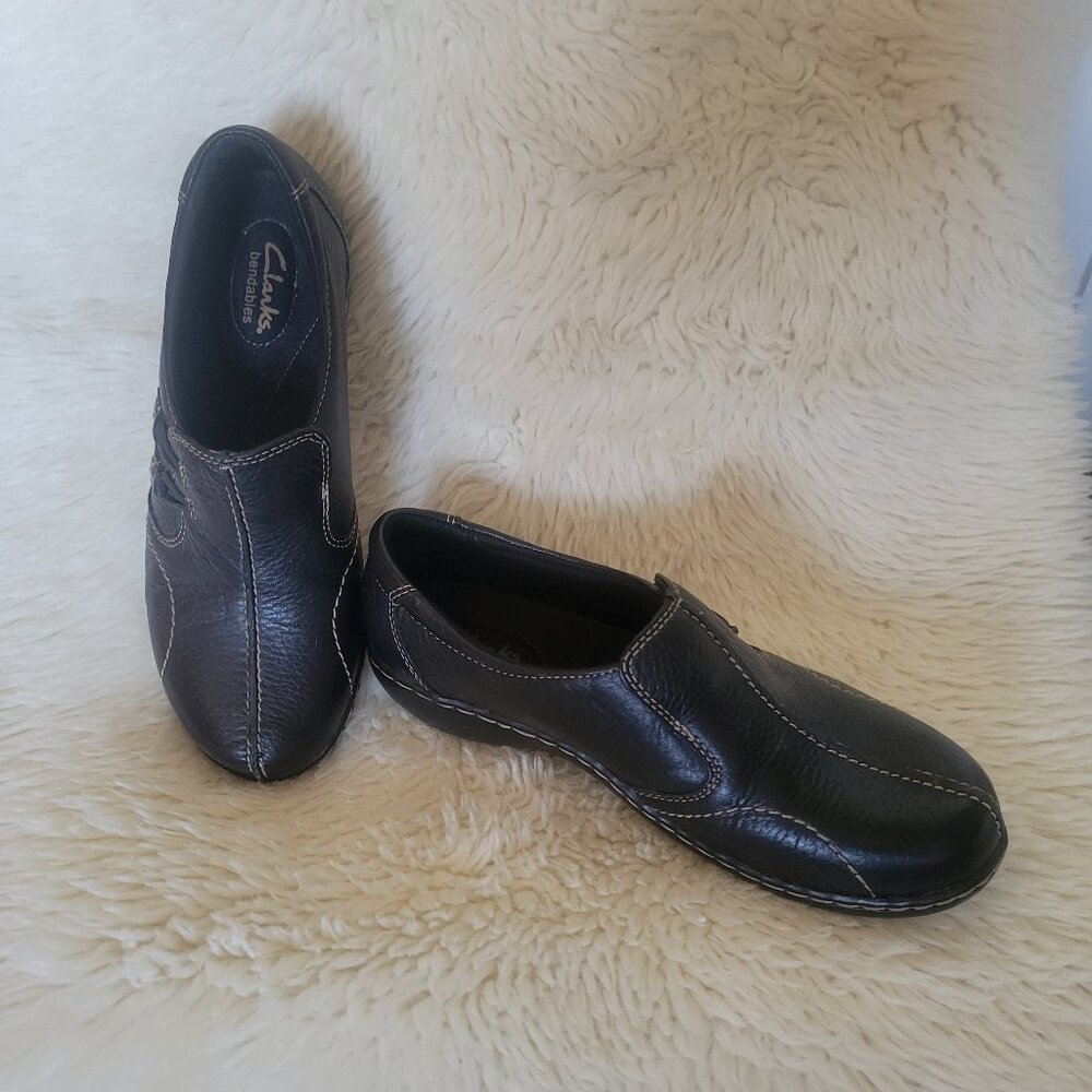 Clarks Bendables Size 8M Leather Shoes